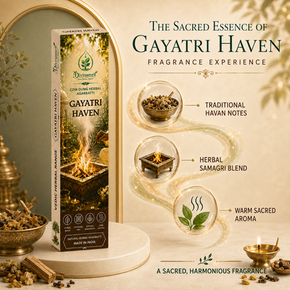 Gayatri haven - Cow Dung Herbal Agarbatti