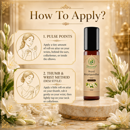 Royal Rajnigandha Attar – Rich Floral Fragrance