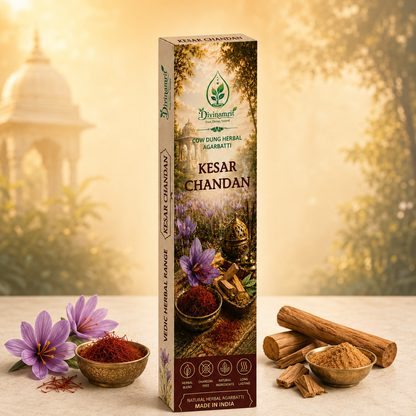 Kesar Chandan - Cow Dung Herbal Agarbatti