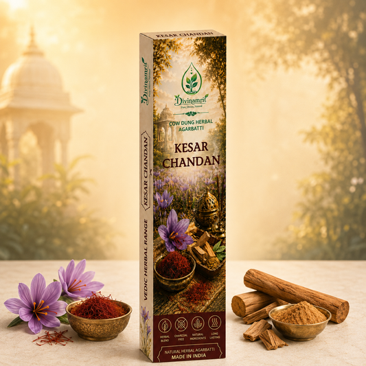 Kesar Chandan - Cow Dung Herbal Agarbatti