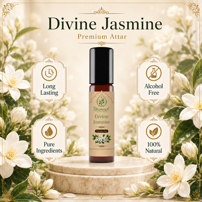 Divine Jasmine Attar – Long-Lasting Floral Fragrance