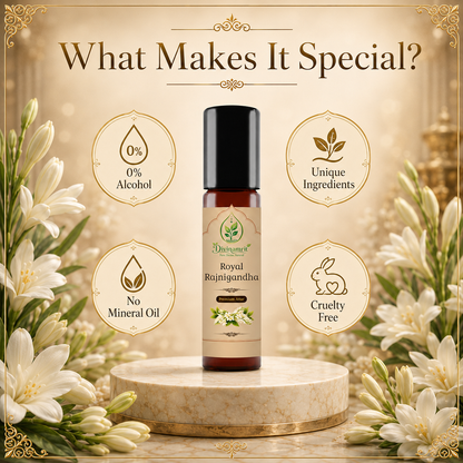 Royal Rajnigandha Attar – Rich Floral Fragrance