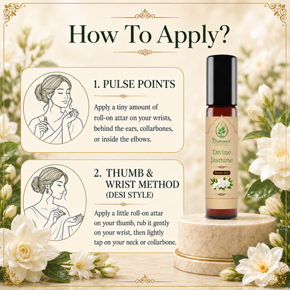 Divine Jasmine Attar – Long-Lasting Floral Fragrance
