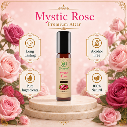 Mystic Rose Attar – Rich & Long-Lasting Floral Fragrance