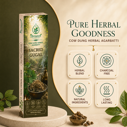 Sacred Gugal - Cow Dung Herbal Agarbatti