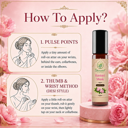 Kasturi Musk Attar – Warm & Long-Lasting Fragrance