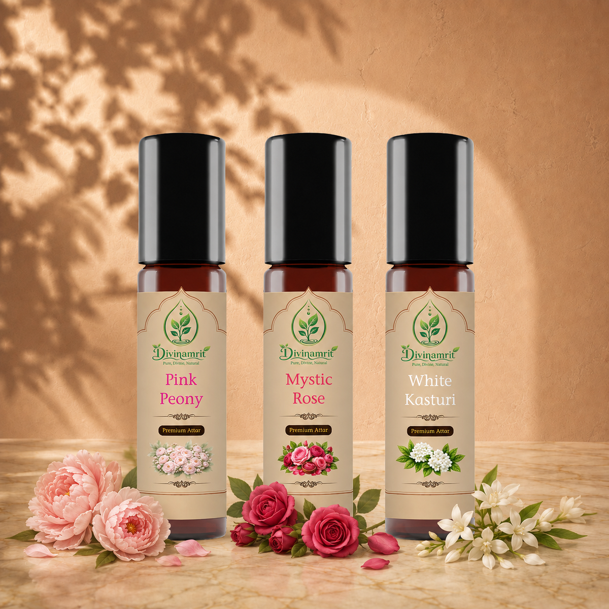 Mystic Bloom & Musk Premium Attar Trio