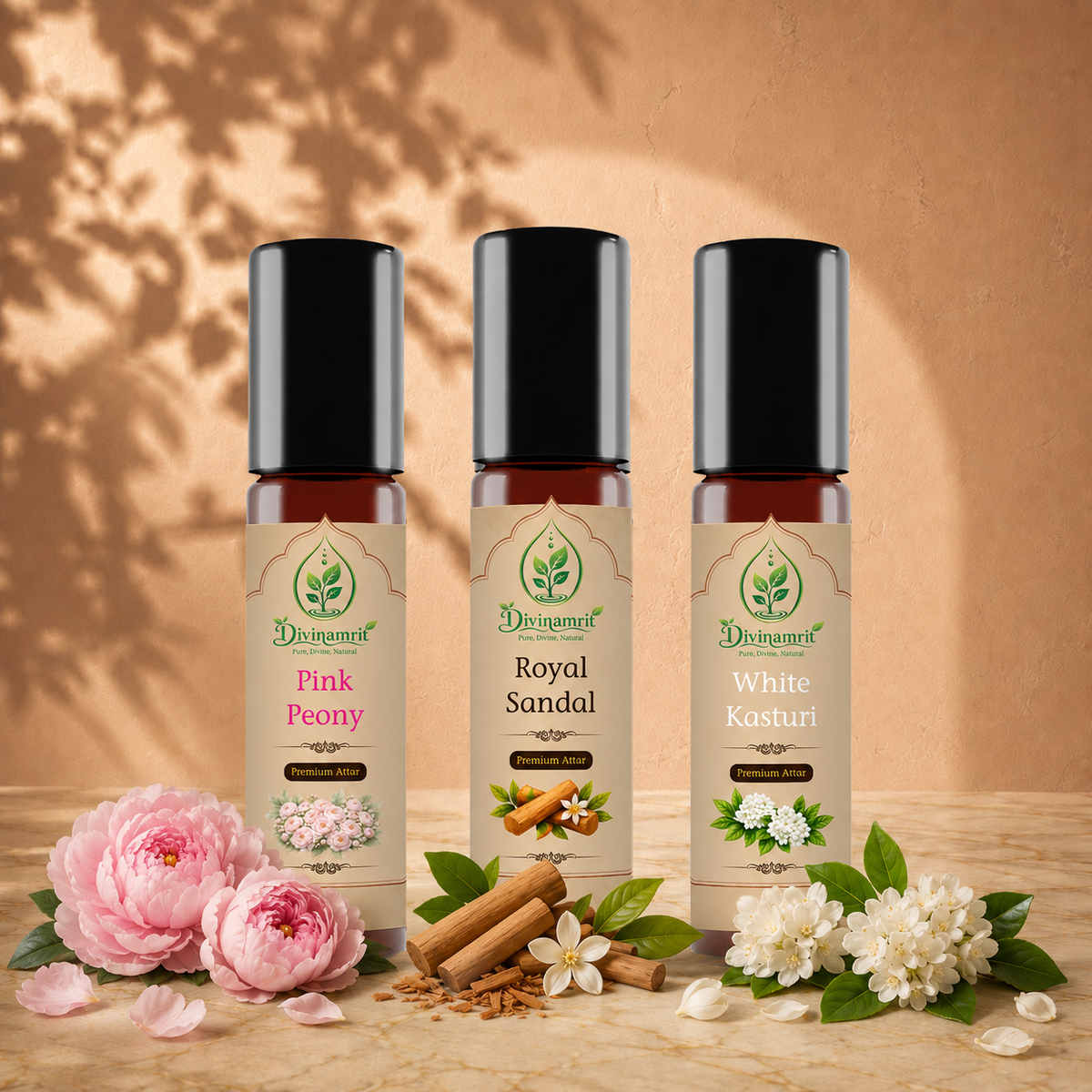The Royal Elegance Premium Attar Trio