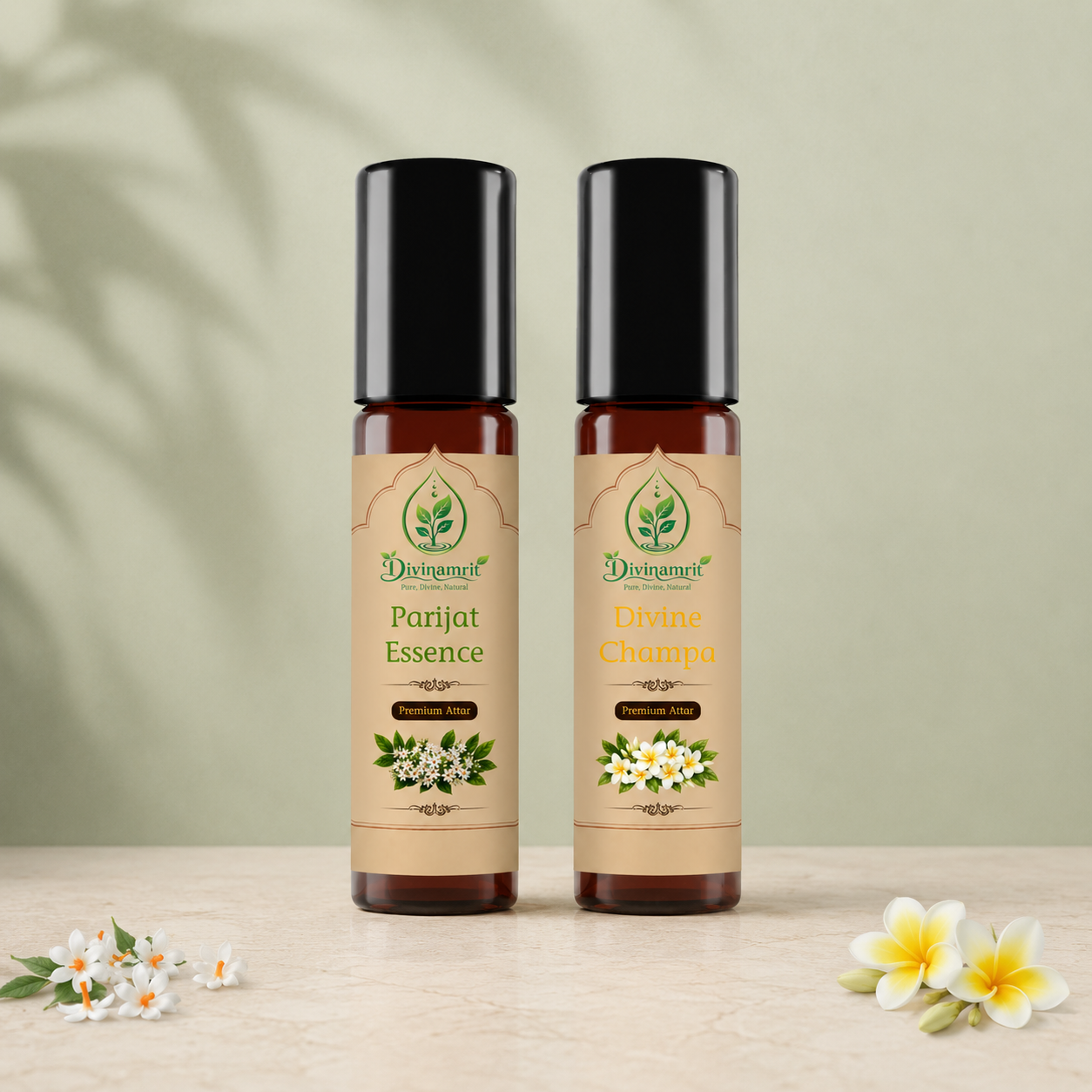 Parijat Essence & Divine Champa Premium Attar Combo